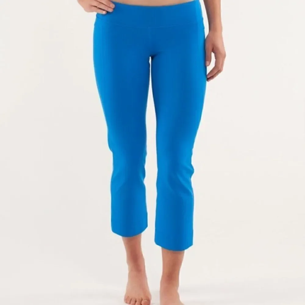 Lululemon Power Up Crop Pants Blue Size 2